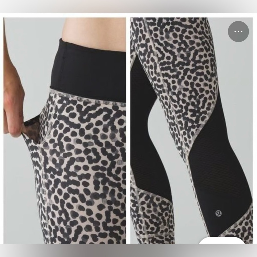 Lululemon Pace Rival Crop Leggings, Size 6 - Picture 5 of 8